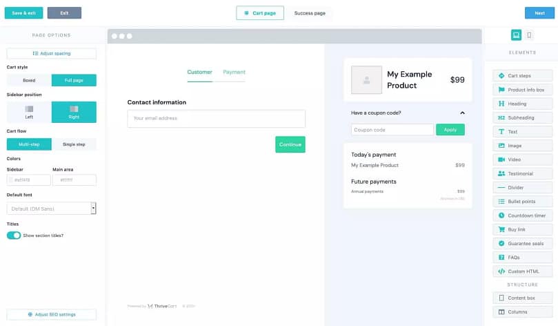 thrivecart-checkout-designer